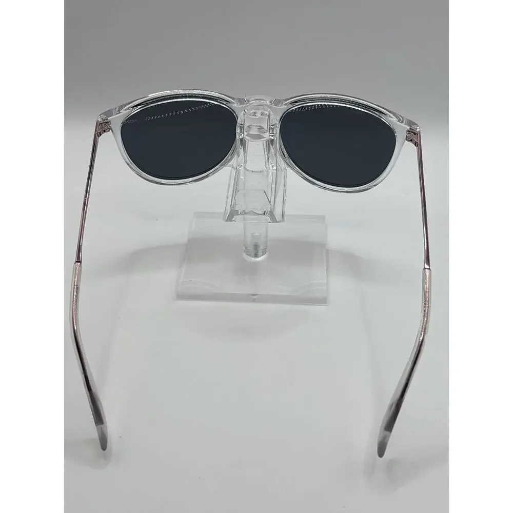 Blenders Eyewear Aspen Rose Polarized Sunglasses Clear Frame Pink Arms
